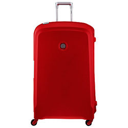 Delsey Belfort 4-Wheel 82cm Extra Large Suitcase Red